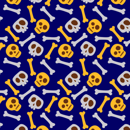 Abstract halloween pattern design background. Vector illustration.のイラスト素材