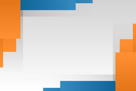 Abstract blue and yellow gradient geometric rectangles background. Vector illustration.のイラスト素材