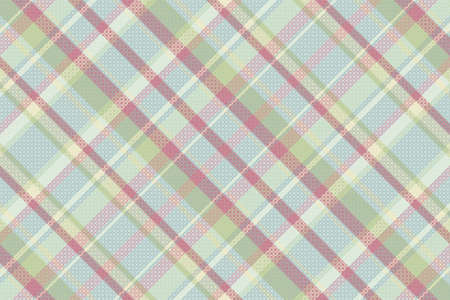 Seamless tartan plaid pattern background with vintage color. Vector illustration.のイラスト素材