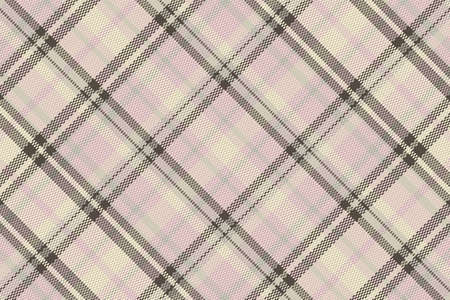 Seamless tartan plaid pattern background with vintage color. Vector illustration.