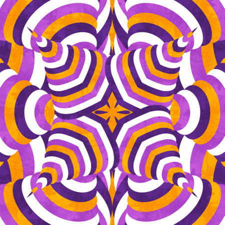 Abstract psychedelic groovy background. Vector illustration.のイラスト素材