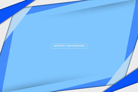 Blue and white stripes banner background. Vector illustration.のイラスト素材