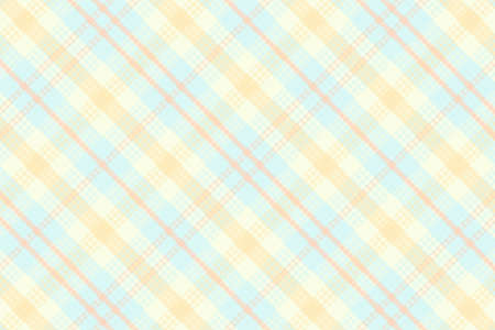 Seamless tartan plaid pattern with texture and pastel color. Vector illustration.