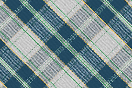 Tartan plaid pattern with texture and retro color. Vector illustration.