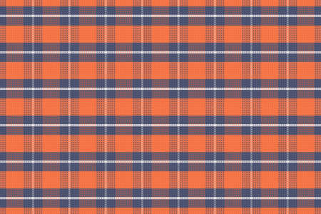 Tartan plaid pattern with texture and retro color. Vector illustration.のイラスト素材
