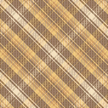 Tartan plaid pattern with texture and nature color. Vector illustration.のイラスト素材