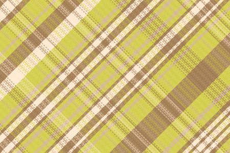 Tartan plaid pattern with texture and summer color. Vector illustration.のイラスト素材