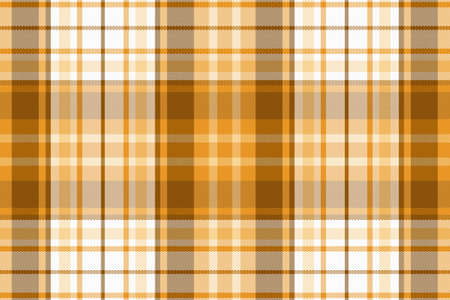 Tartan plaid pattern with texture and warm color. Vector illustration.