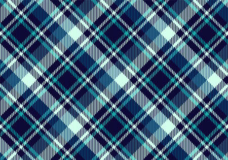 Tartan or plaid night color pattern. Vector illustration.