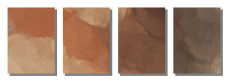 Abstract watercolor brush background. Set background. Vector illustration.のイラスト素材