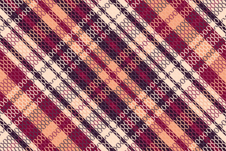 Tartan plaid pattern with dark color. Vector illustration.