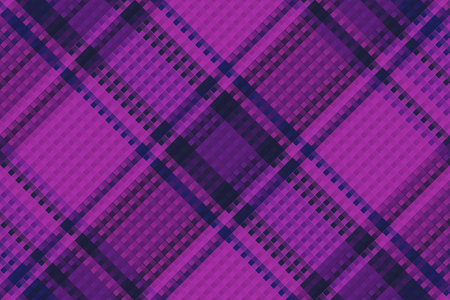 Tartan plaid pattern with dark color.のイラスト素材