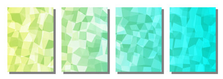 Abstract polygon background. Set background. Vector illustration.のイラスト素材