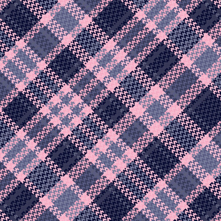 Tartan Plaid With Night Color Pattern. Vector illustration.のイラスト素材