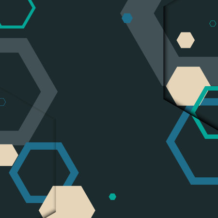 Dark background with geometric shape. Vector illustration background.のイラスト素材