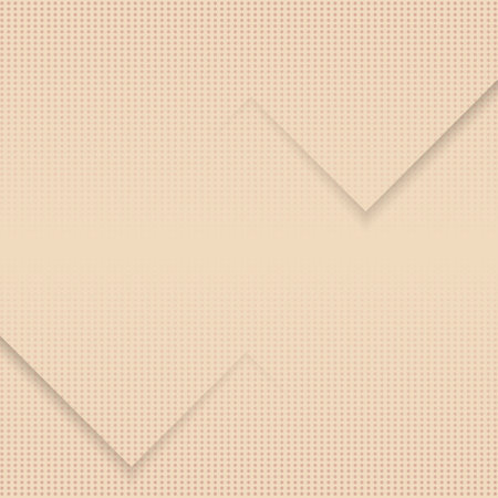 Simple zigzag shadow line with halftone background. Vector illustration background.のイラスト素材