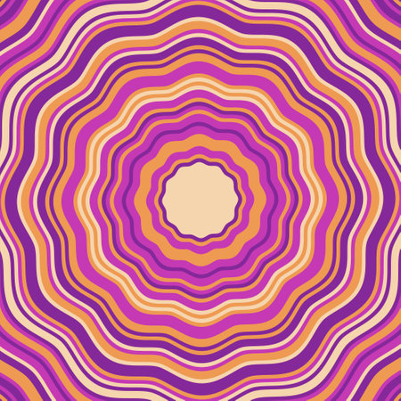 Abstract psychedelic groovy background. Abstract design. Vector illustration.のイラスト素材