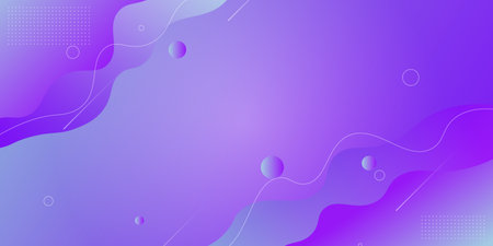 Gradient fluid with wave shape background. Vector illustration.のイラスト素材