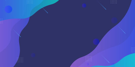 Gradient blue fluid background. Abstract background. Vector illustration.のイラスト素材