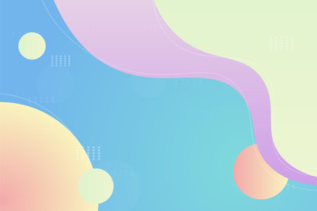 Gradient fluid background. Abstract modern wavy. Vector illustration.のイラスト素材