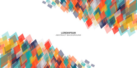 Geometric shape background. Abstract colorful. Vector illustration.のイラスト素材