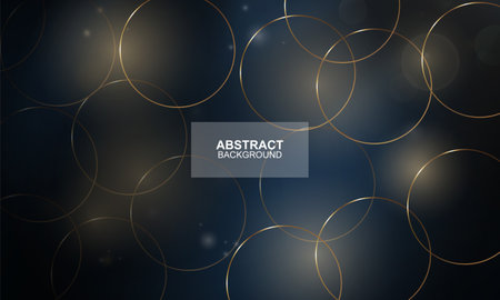 Golden circles background. Light golden background. Light golden background. Vector illustration.のイラスト素材