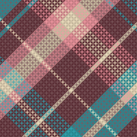 Tartan Plaid Pattern. Check Plaid.のイラスト素材