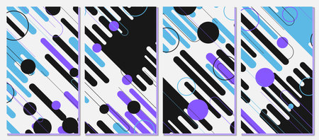 Abstract modern template set background. Abstract background. Vector illustration design.