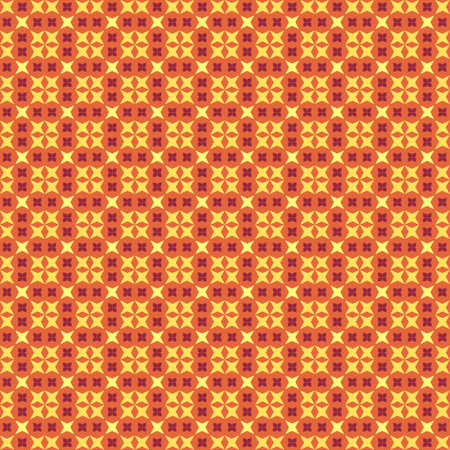 Floral shape watercolor seamless pattern. Vector illustration.