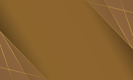 Golden lines with empty space for text. Elegant background for banner.のイラスト素材