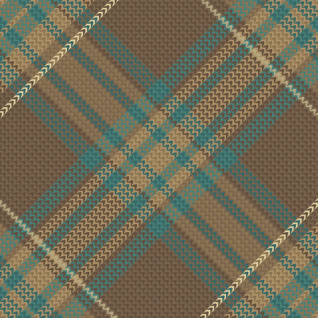 Tartan or plaid vintage color pattern. Vector illustration.のイラスト素材