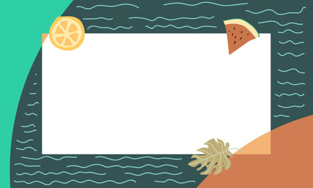 Abstract pastel colors summer background for social media post background. Summer design for banner.