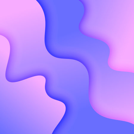 Gradient wavy shape background. Vector illustration.のイラスト素材