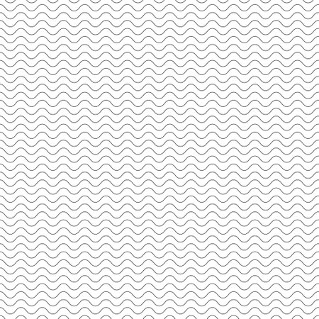 Seamless wavy lines pattern. Vector illustration.のイラスト素材