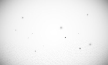 Perspective hexagonal with dot. Modern design for your business.