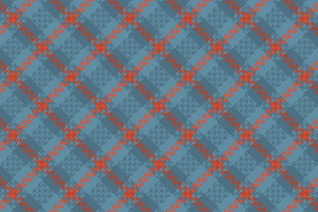 Tartan plaid pattern with texture. Vector illustration.
