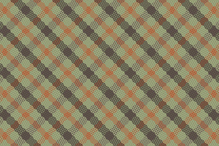 Tartan plaid pattern with texture. Vector illustration.
