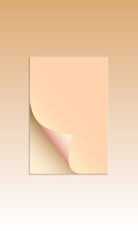 Realistic open paper background. Template for business.のイラスト素材