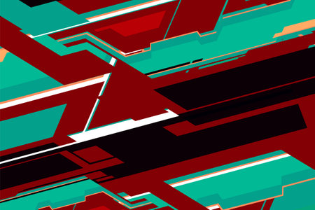 Futuristic on white background. banner background. Vector illustration.のイラスト素材