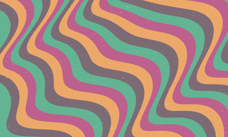 Abstract psychedelic groovy background. Vector illustration.のイラスト素材