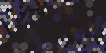 Hexagonal background. Abstract hexagonal pattern.