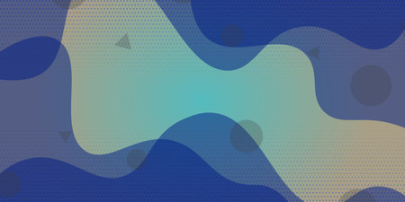 Liquid with halftone background. Best design for your web site.のイラスト素材