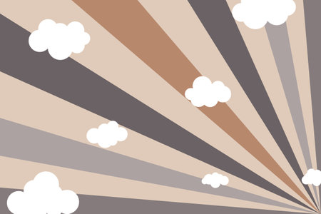 Abstract psychedelic groovy background. Vector illustration.のイラスト素材