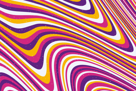 Abstract psychedelic groovy background. Vector illustration.