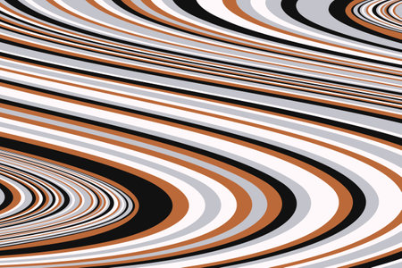 Abstract psychedelic groovy background. Vector.