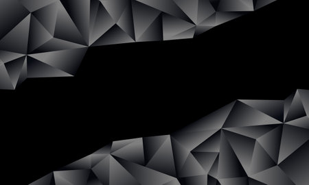 Gradient polygonal background. Vector illustration.のイラスト素材