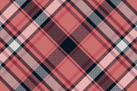 Tartan plaid pattern with texture. Vector illustration.