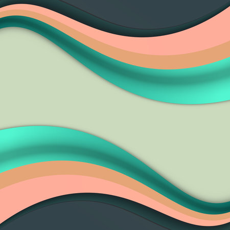 Wave with space for text. Pattern for business banner.