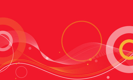 Wavy and circle background. Pattern for booklets, leaflets.のイラスト素材
