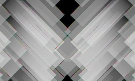 Abstract modern geometric in paper cut style with golden lines on white background. Luxury design for banner template.のイラスト素材